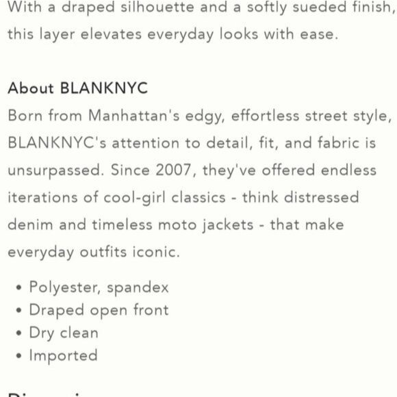 BLANK NYC Westley Sueded Stretchy Jacket - Picture 16 of 16